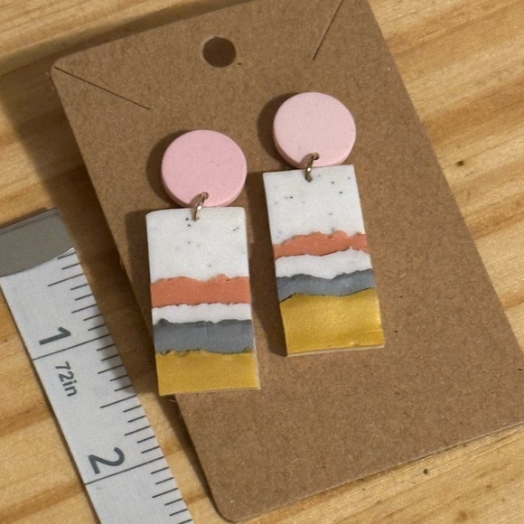 Handcrafted clay polymer earrings
post back
Lightweight, super cute, unique - Picture 4 of 5